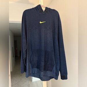 Nike Pro Blue Hoodie
